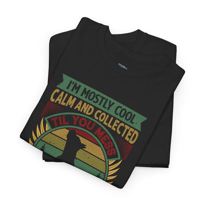 I'm Mostly Calm And Collected Pitbull Unisex T-Shirts
