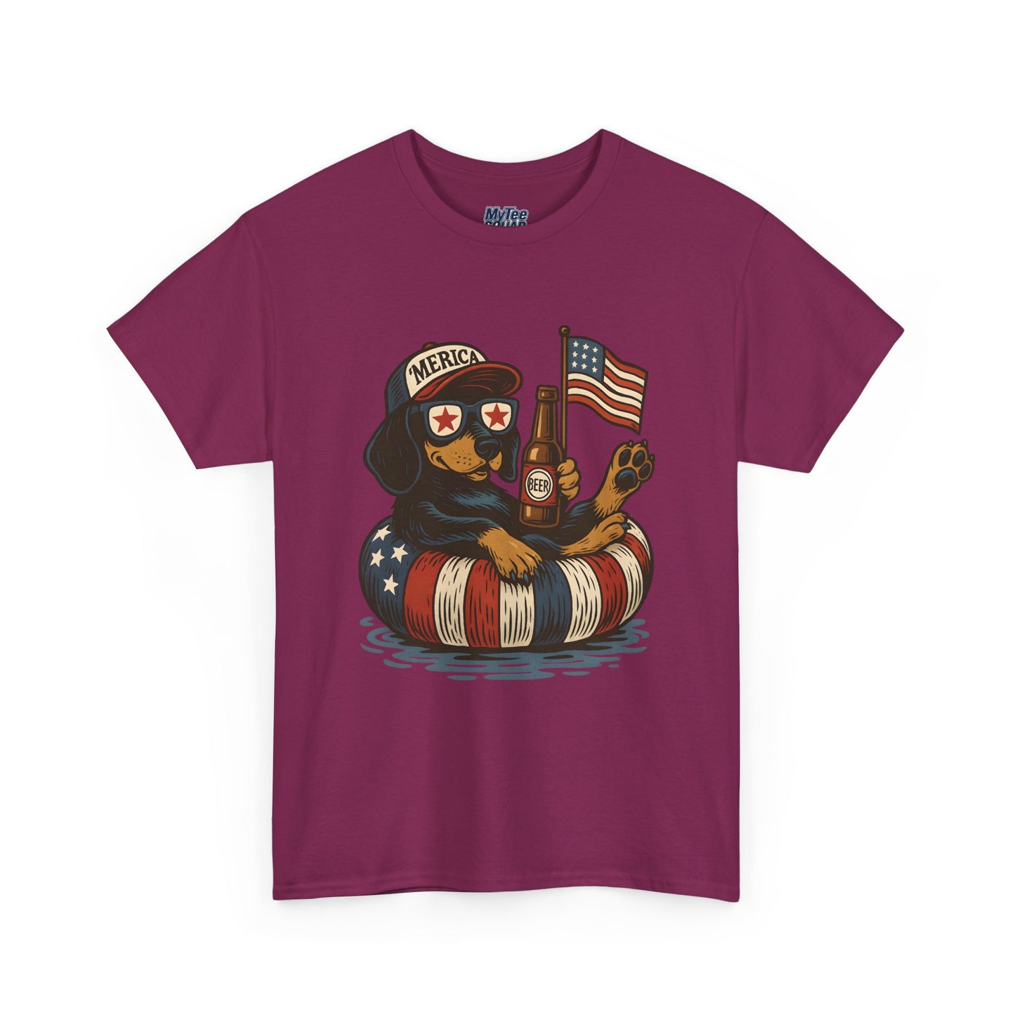 Patriotic Dachshund America Unisex T-Shirt