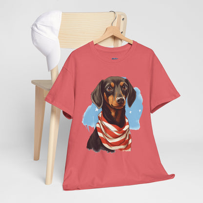 Patriotic Dachshund Unisex T-Shirt