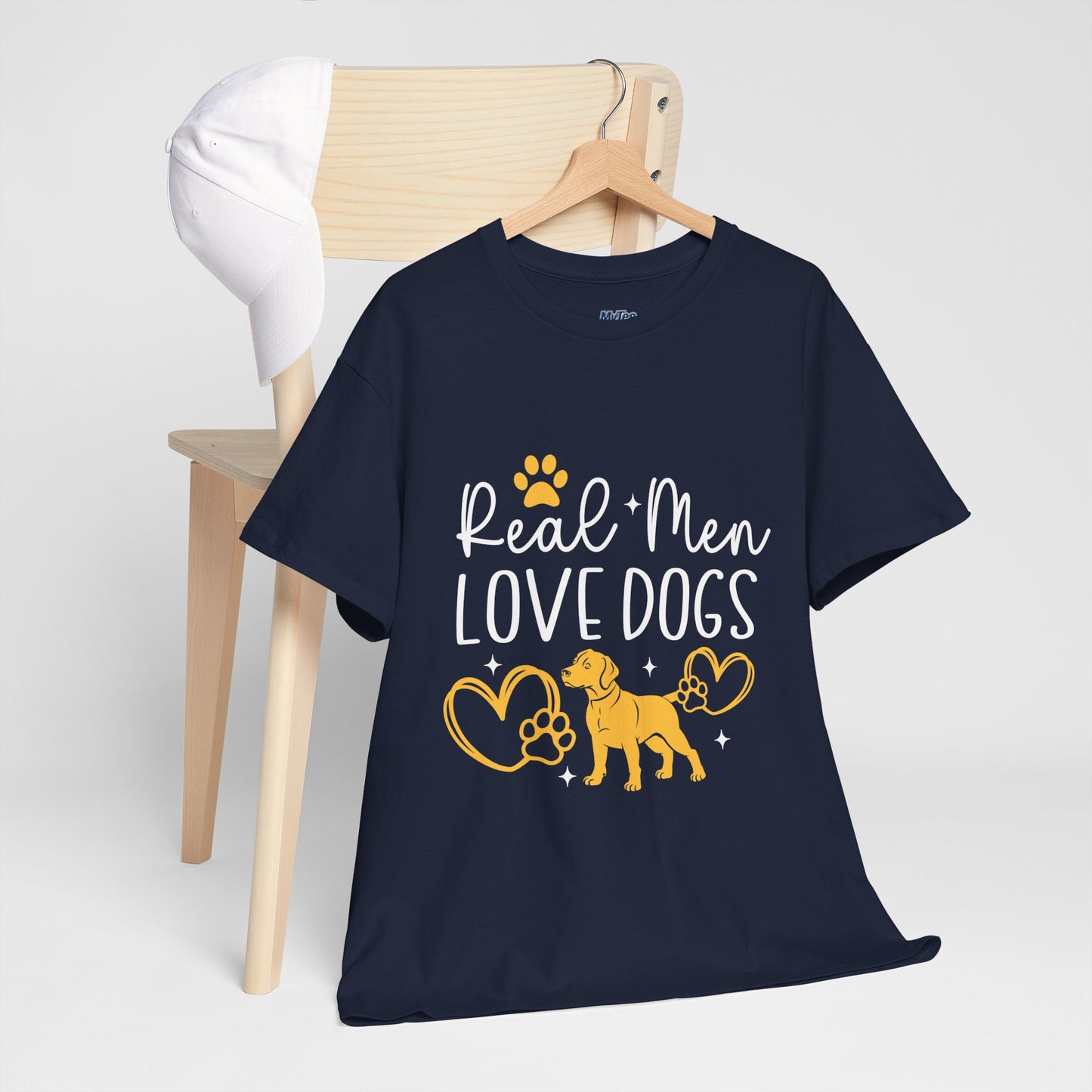 Real Men Love Dogs Cotton T-Shirts | Dog Lover