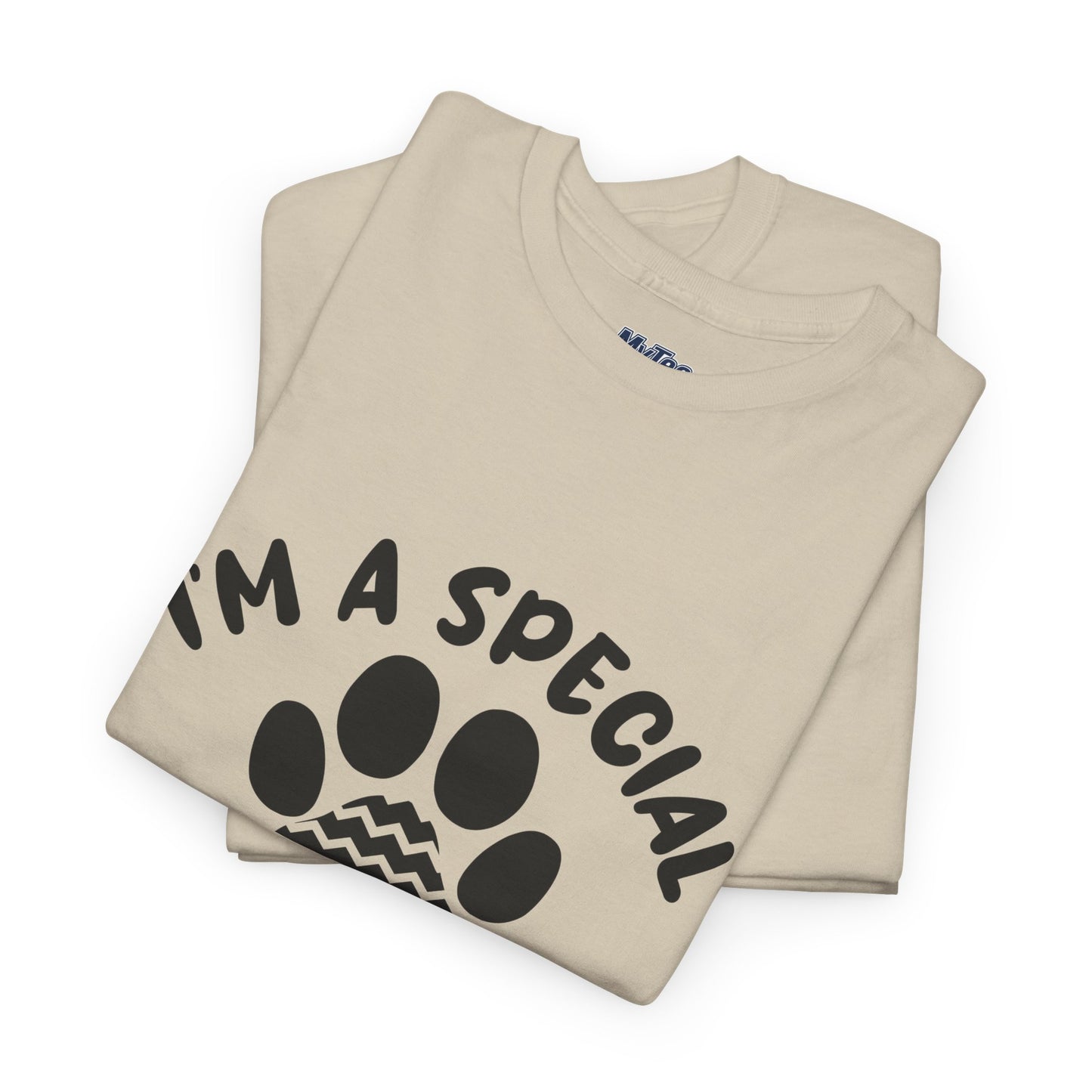 I'M A SPECIAL, DOG KIND OF SPECIAL Casual PAW Cotton T-shirt