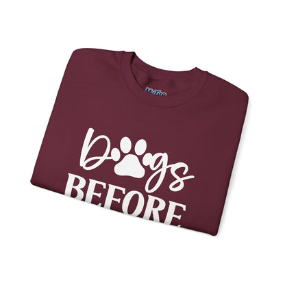 Dogs Before Dudes Unisex Sweatshirt – Cozy Pet Lover Pullover