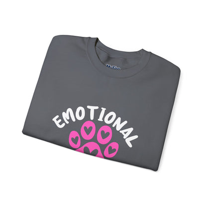 Emotional Eater Sweatshirt – Heart, Paws & Snacks