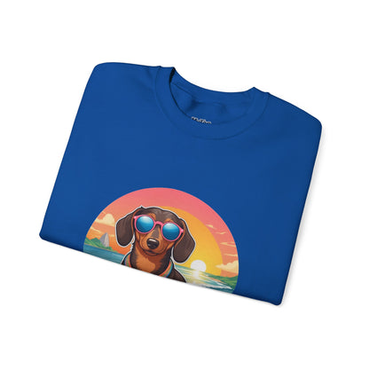 Dachshund Sunset Chill Unisex Sweatshirts