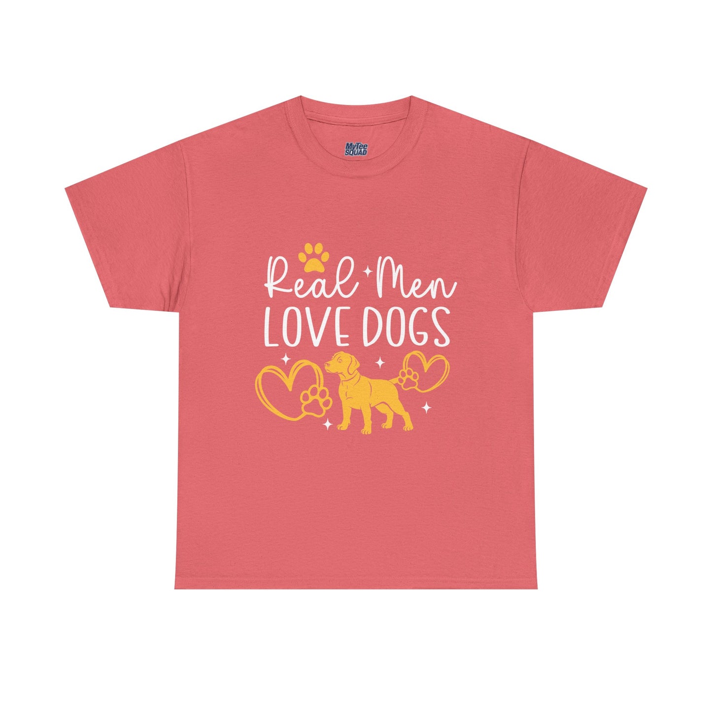 Real Men Love Dogs Cotton T-Shirts | Dog Lover
