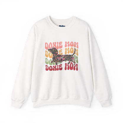 Doxie Mom Vibes Sweatshirt – For Stylish Wiener Dog Parents
