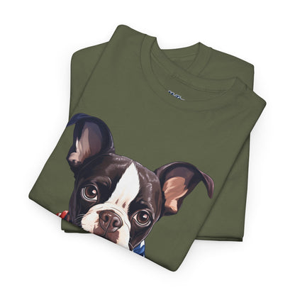 Patriotic Boston Terrier Unisex T-Shirt