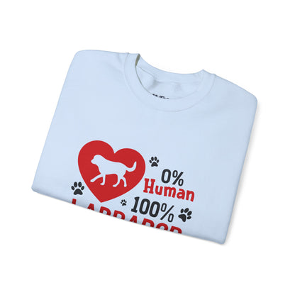 Labrador Life Unisex Sweatshirt – 100% Pup, 0% Human Energy