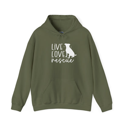 Live Love Rescue Unisex Hoodie For Pet Lovers