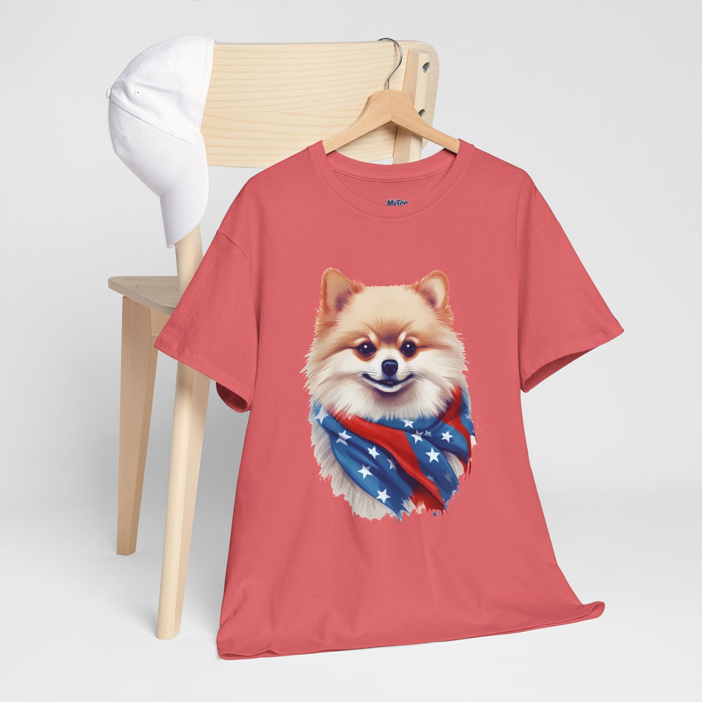 Patriotic pomeranian Unisex T-Shirt