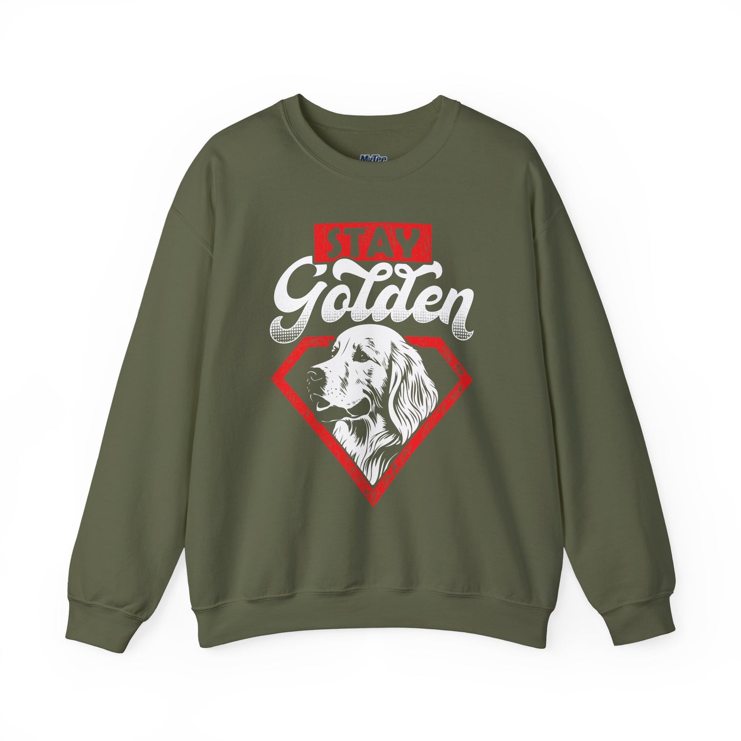 Stay Golden Retriever Sweatshirt – Bold Dog Lover Graphic Tee