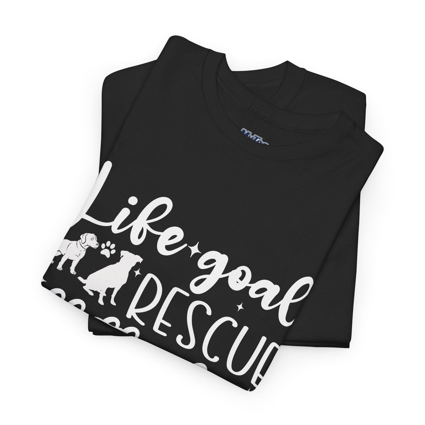 Life Goal Rescue All The Dogs Unisex T-Shirt - Perfect For Animal Lovers