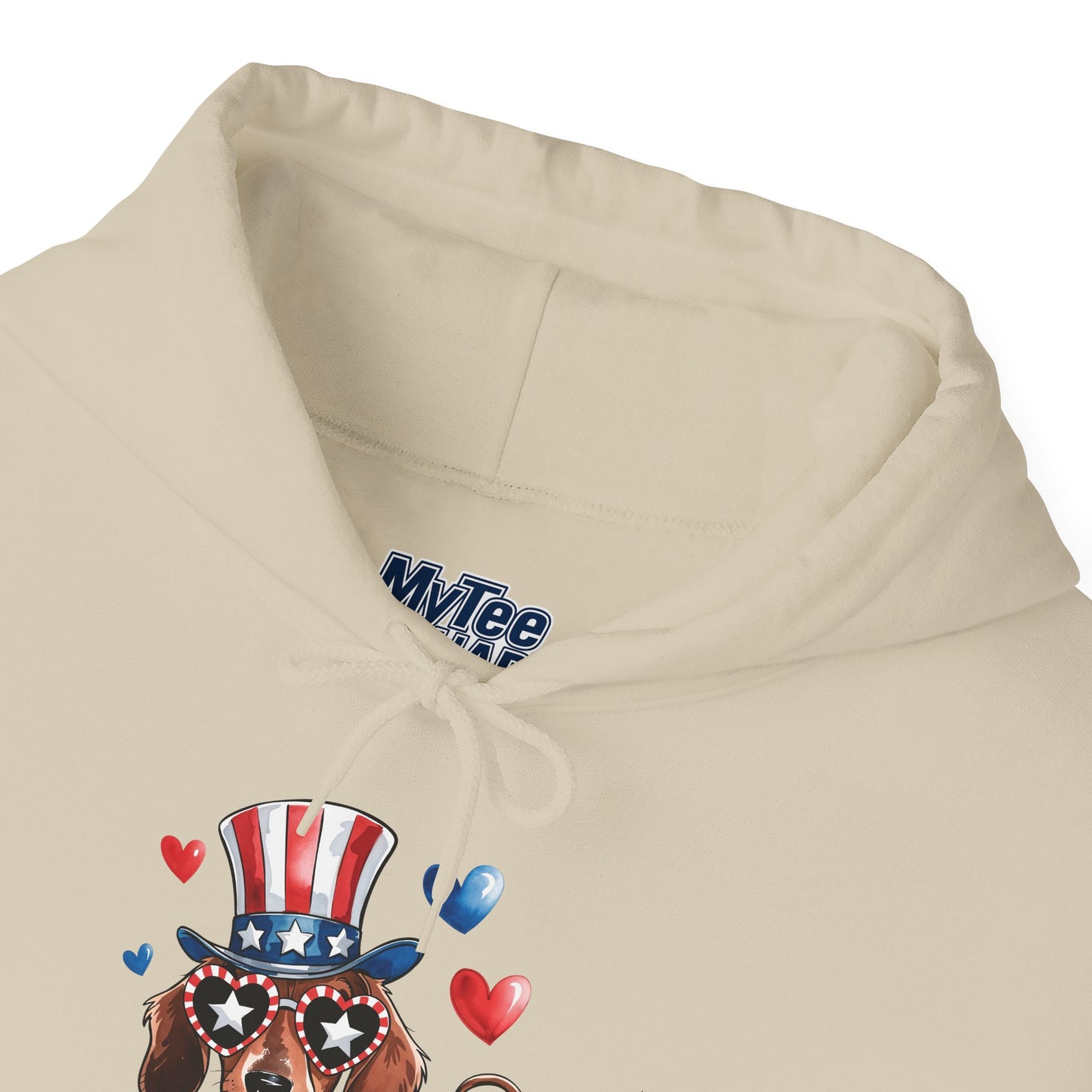 Patriotic Dachshund Unisex Hoodie - Perfect For 4th Of July