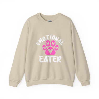 Emotional Eater Sweatshirt – Heart, Paws & Snacks