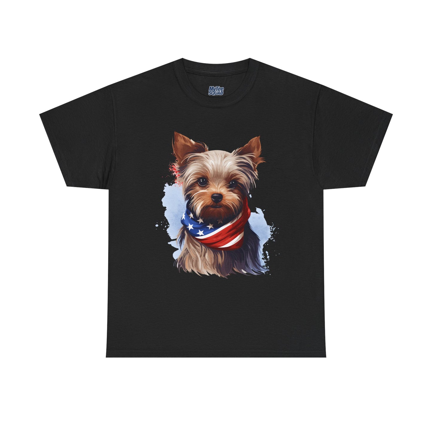 Patriotic Yorkshire Terrier Unisex T-Shirt