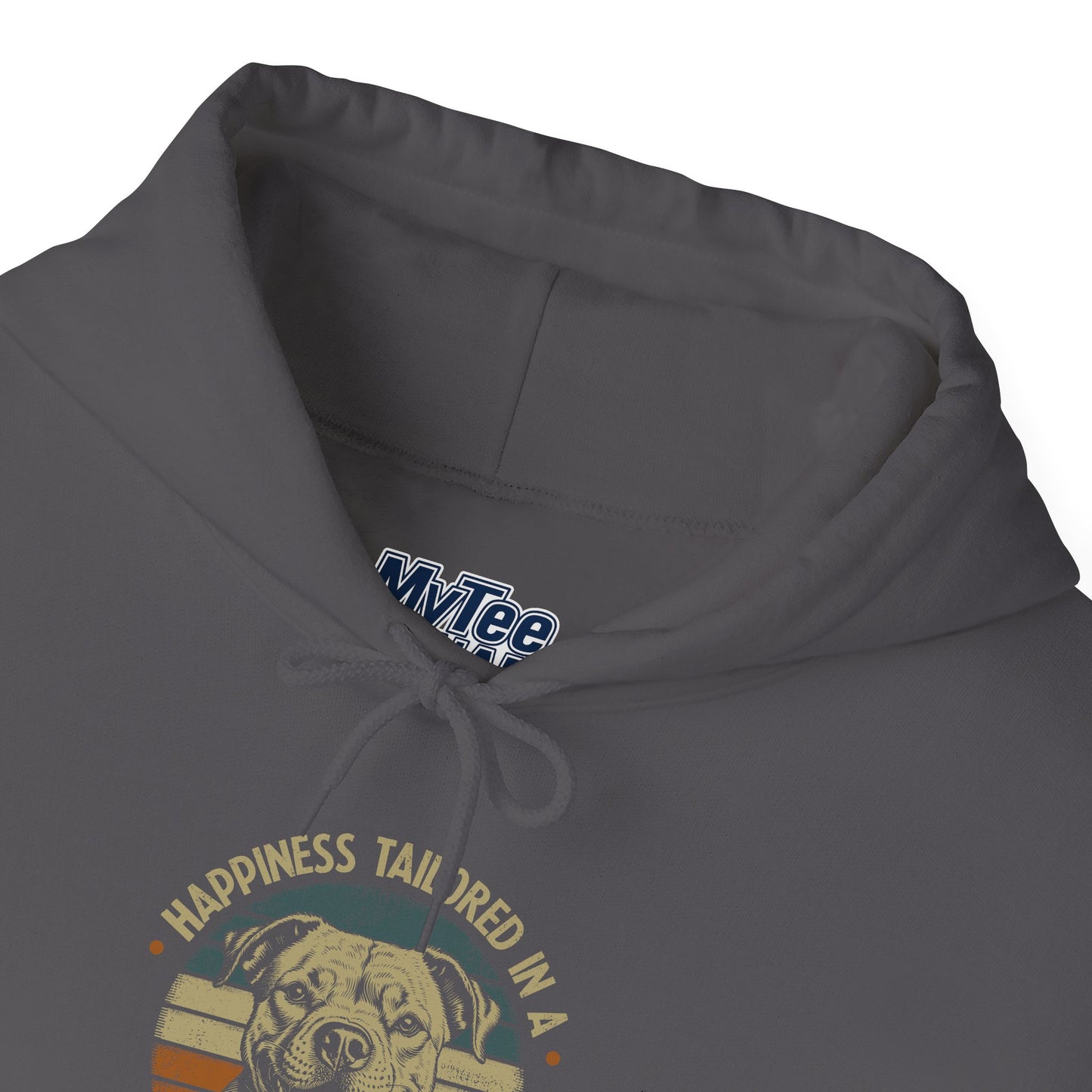 Happiness Tailored In A Pitbull Smile Unisex Heavy Blend Hoodie