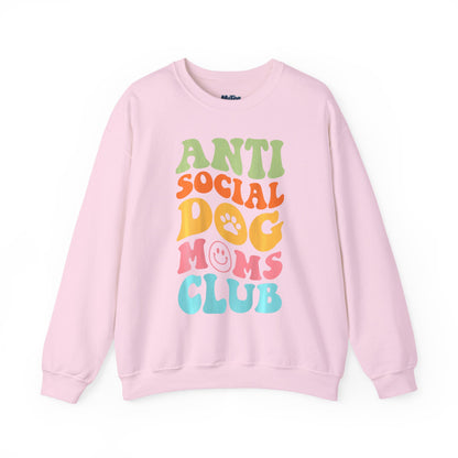 Anti-Social Dog Moms Club Sweatshirt | Relaxed Style For Fur Mama
