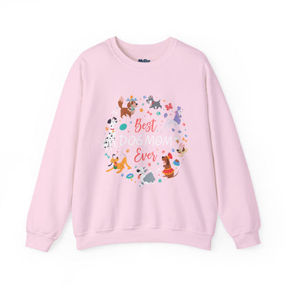 Best Dog Mom Ever Sweatshirt | Warm & Furry Crewneck