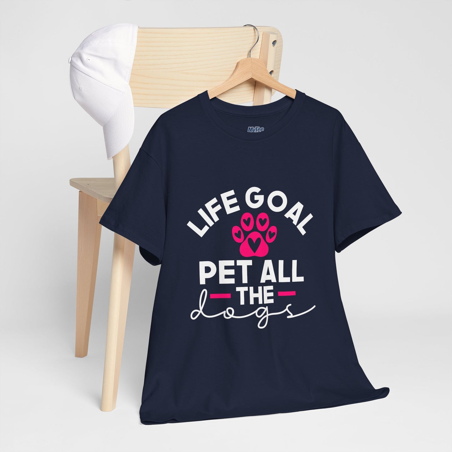 Life Goal Pet All The Dogs Unisex T-Shirt | Pet Every Pup Tee