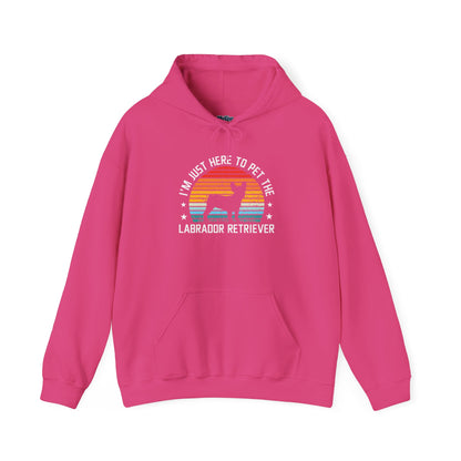 I'm Just Here To Pet The Labrador Retiever Unisex Hoodie