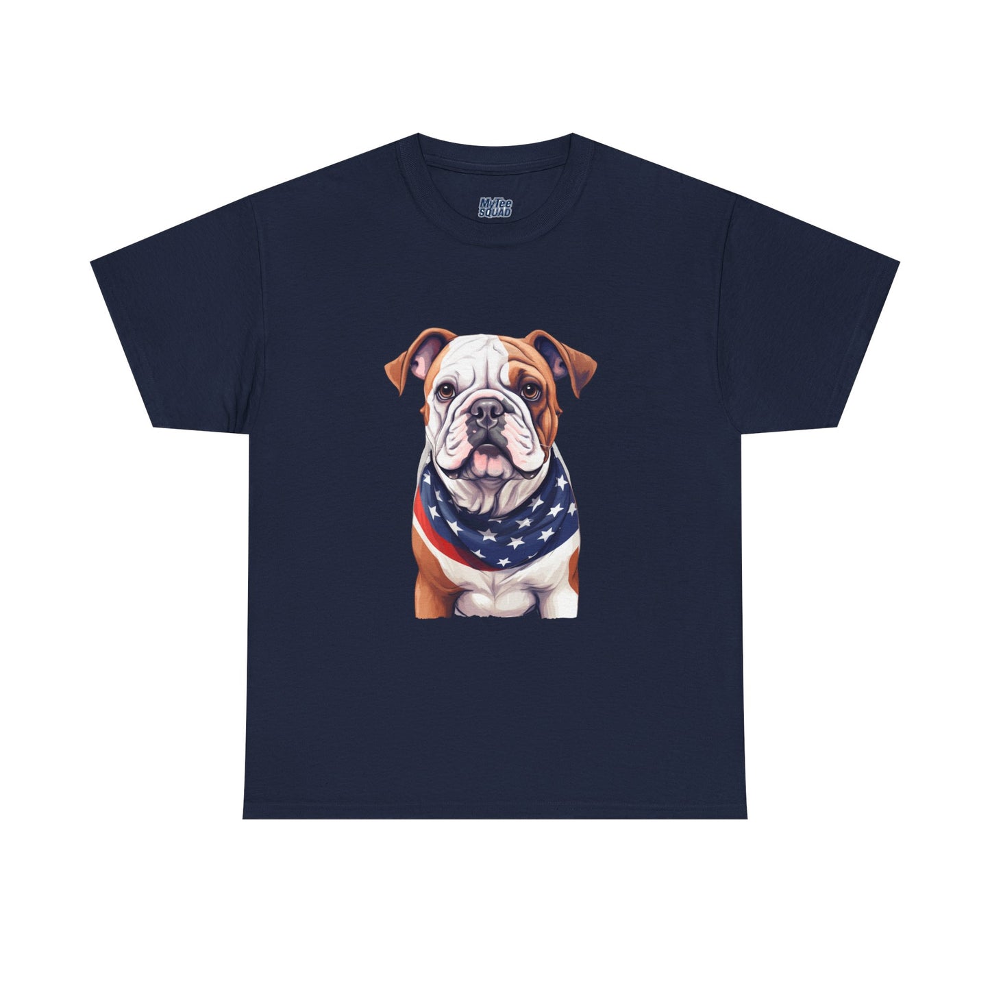 Patriotic Bulldog Unisex T-Shirt