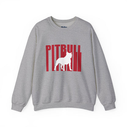Stylish Pitbull Graphic Unisex Crewneck Sweatshirt | Dog Lover Gift