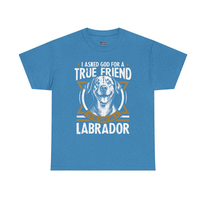 I Asked God For a Strength So He Sent Me a Labrador Retriever Unisex T-Shirts
