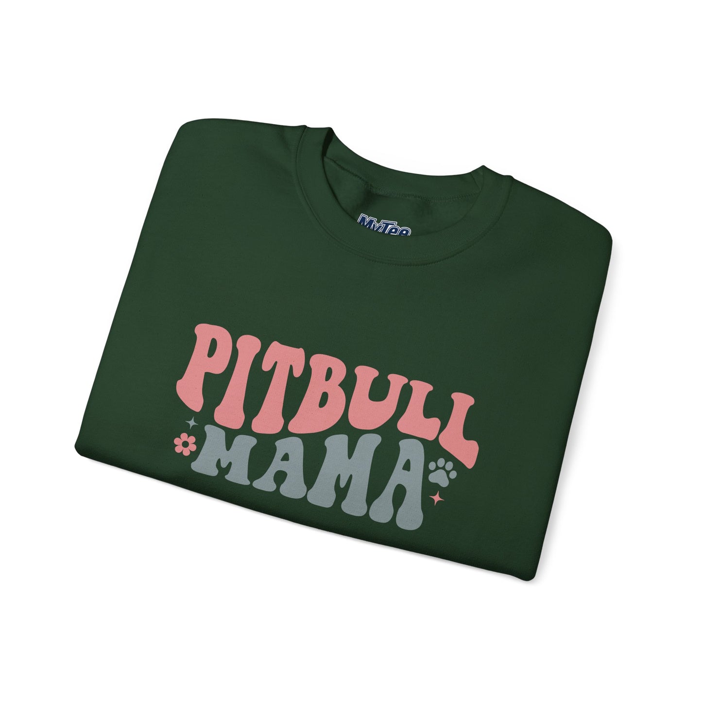 Pitbull Mama Crewneck Sweatshirt | Perfect Gift for Dog Mom