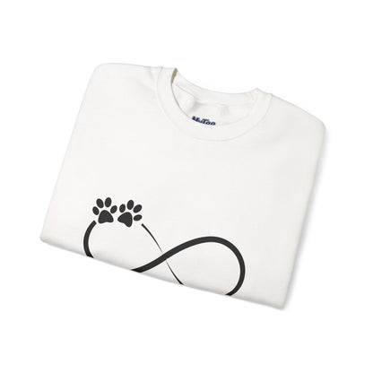 Infinity Paw Print Hoodie - Warm & Minimalist