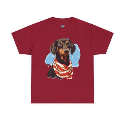 Patriotic Dachshund Unisex T-Shirt
