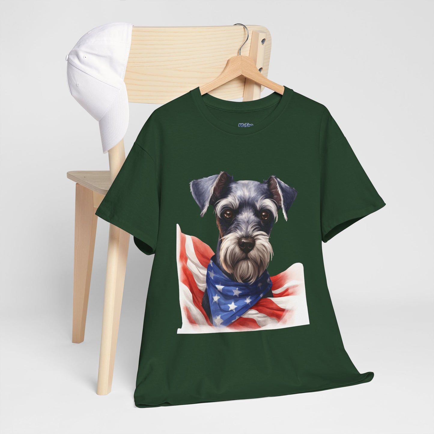 Patriotic Miniature Schnauzer Unisex T-Shirt