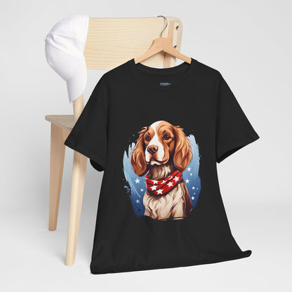 Patriotic Cocker Spaniel Unisex T-Shirt