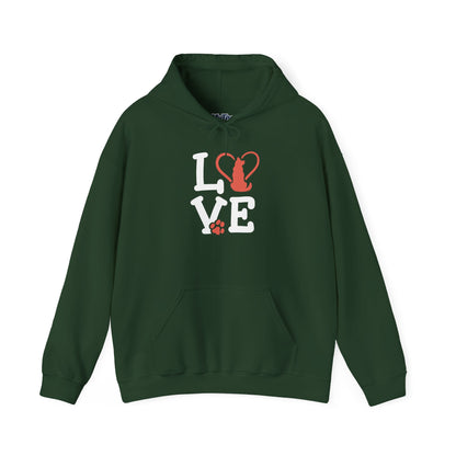 Love Cat Hoodie | Cozy Gift for Pet Lovers