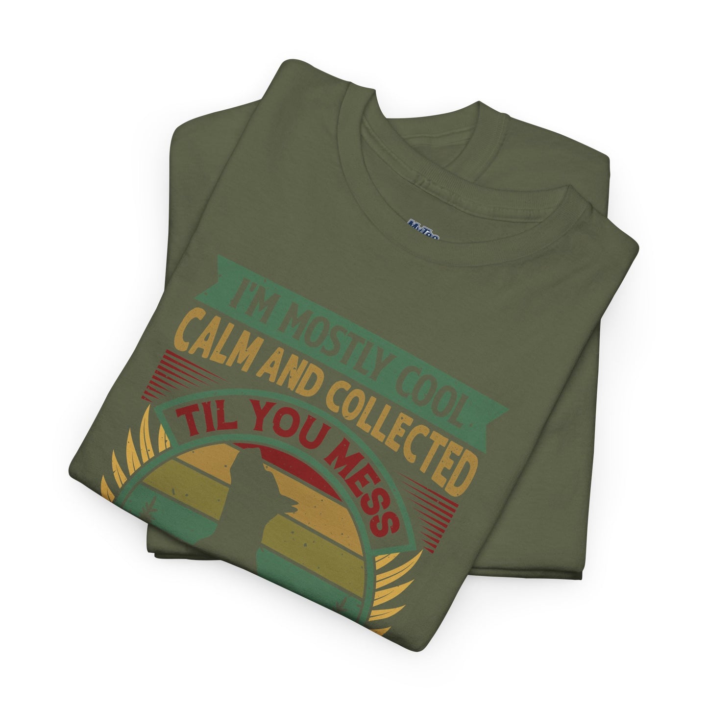 I'm Mostly Calm And Collected Pitbull Unisex T-Shirts