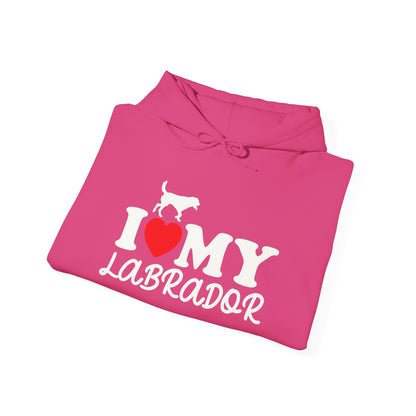 I Love My Labrador Unisex Hoodie | Adorable Warmth for Dog People