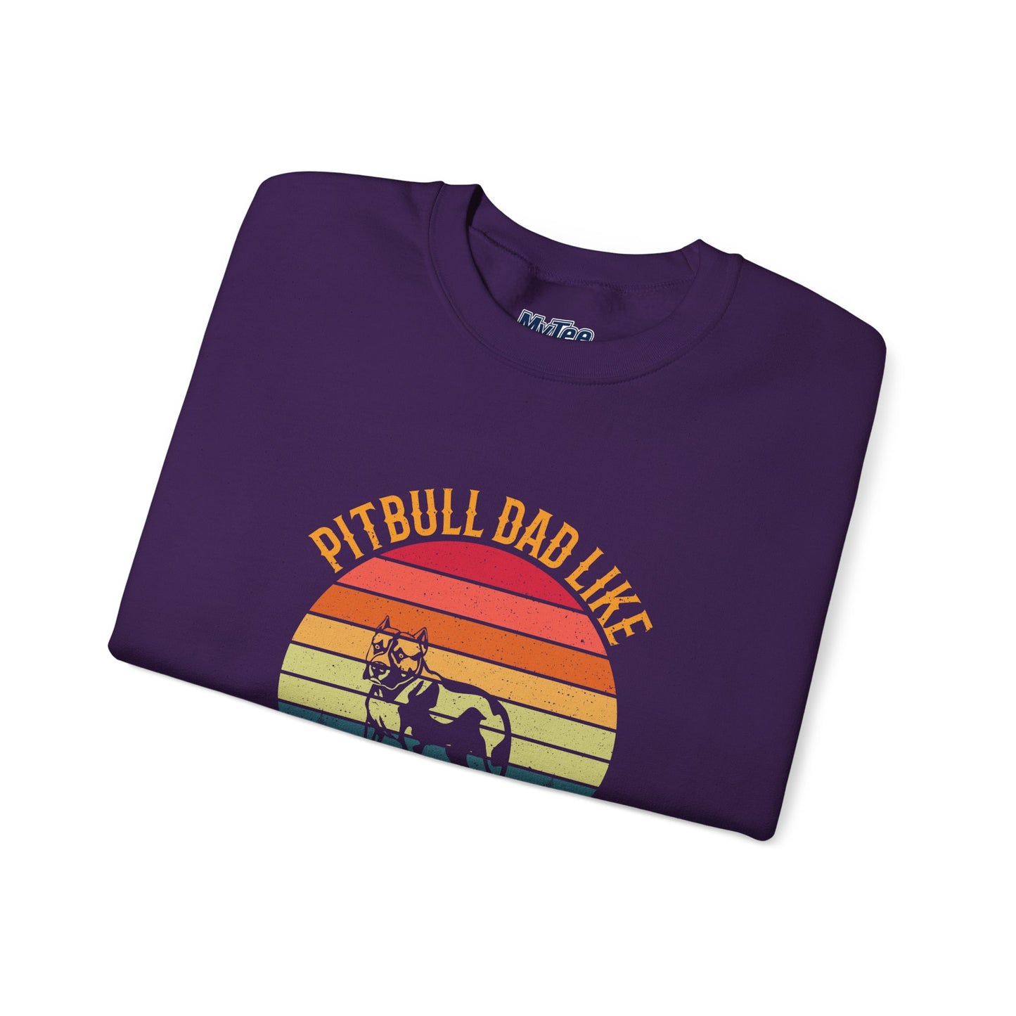 Pitbull Dad Like A Regular Dad But Cooler Sweatshirt