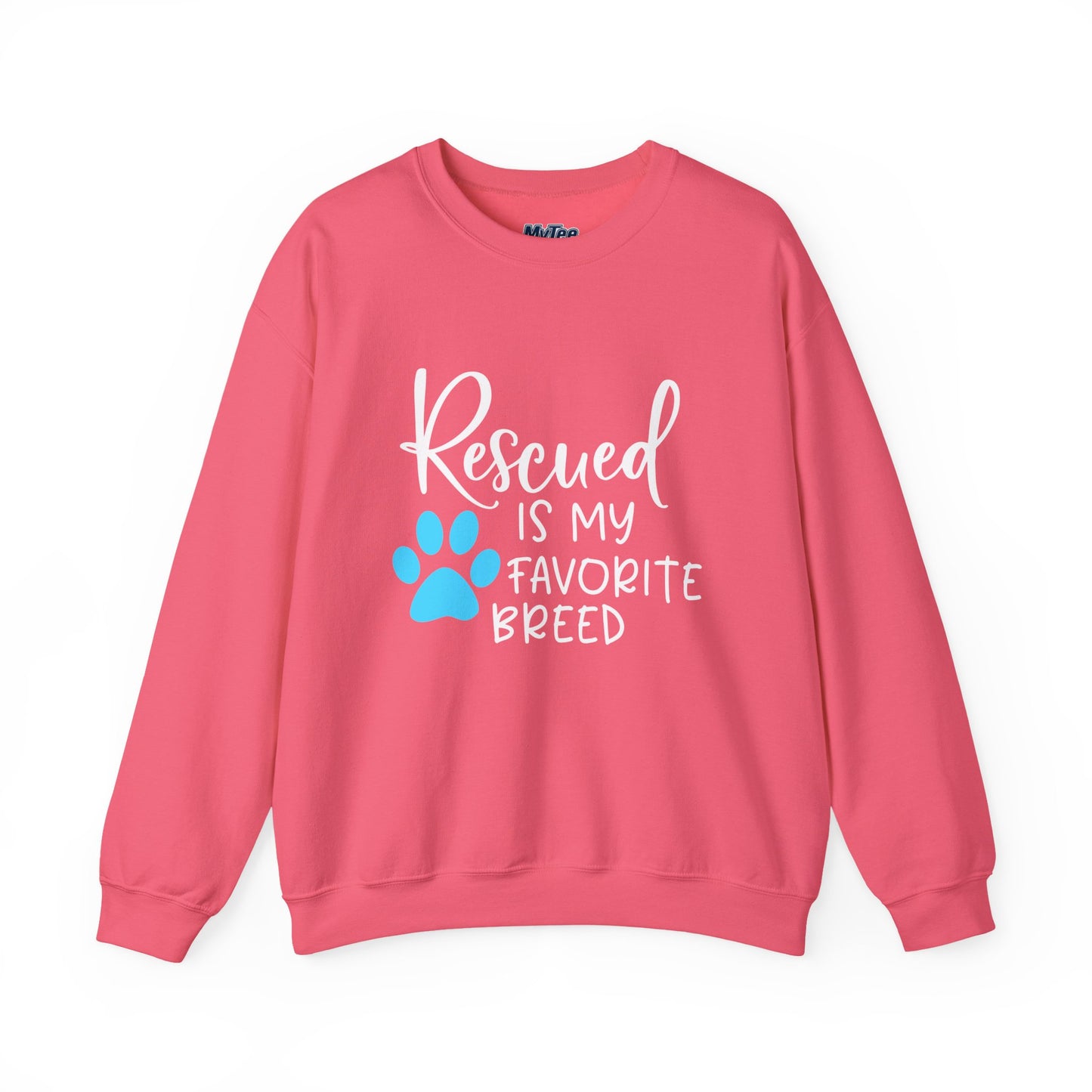 Rescued Is My Favorite Breed Unisex Sweatshirt – Dog Lover Crewneck