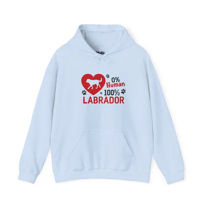 0% Human 100% Labrador Unisex Hoodie