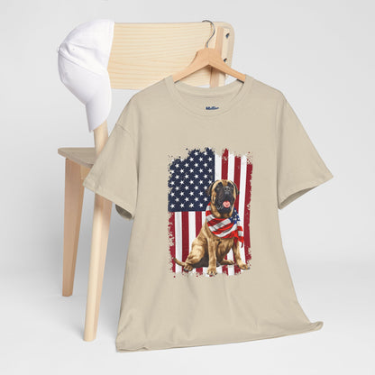 Patriotic English Mastiff Unisex T-Shirt