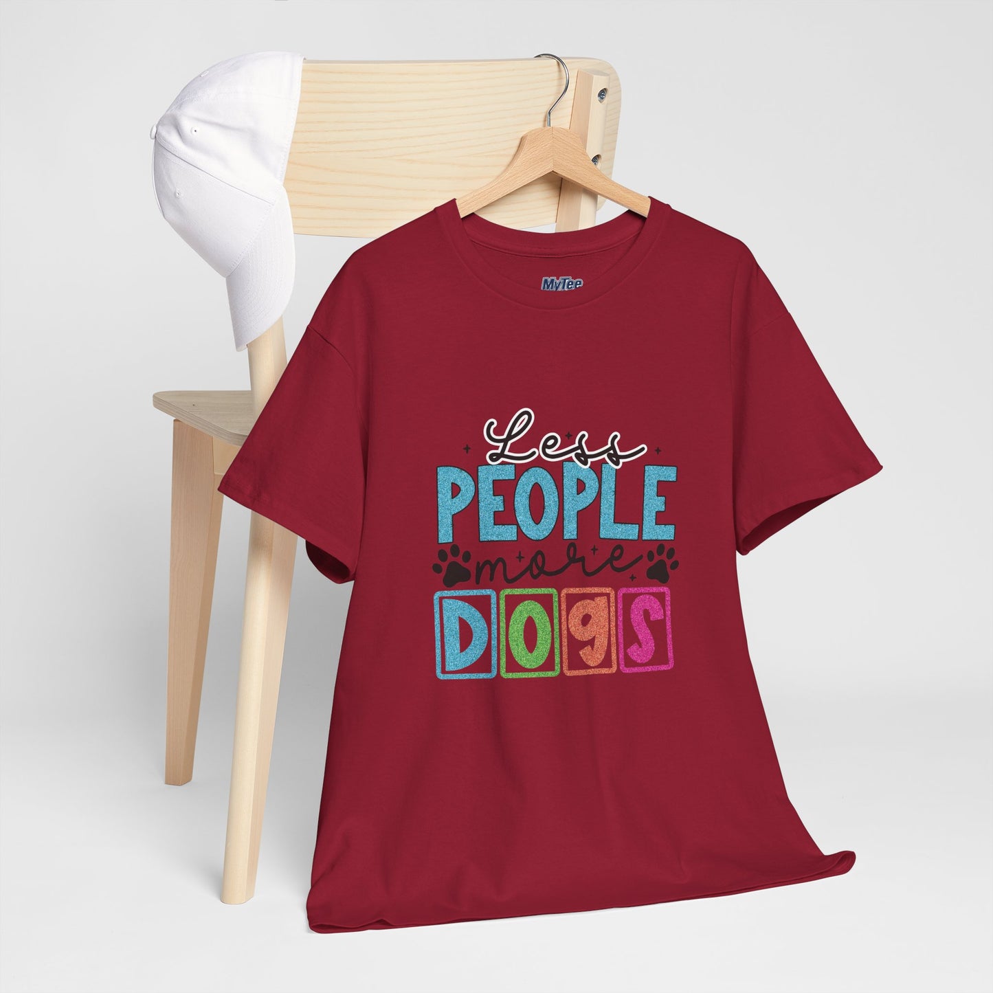 Less People More Dogs T-Shirt – The Dog Lover’s Motto