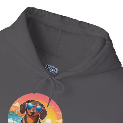 Dachshund Lover's Sunset Unisex Hoodie
