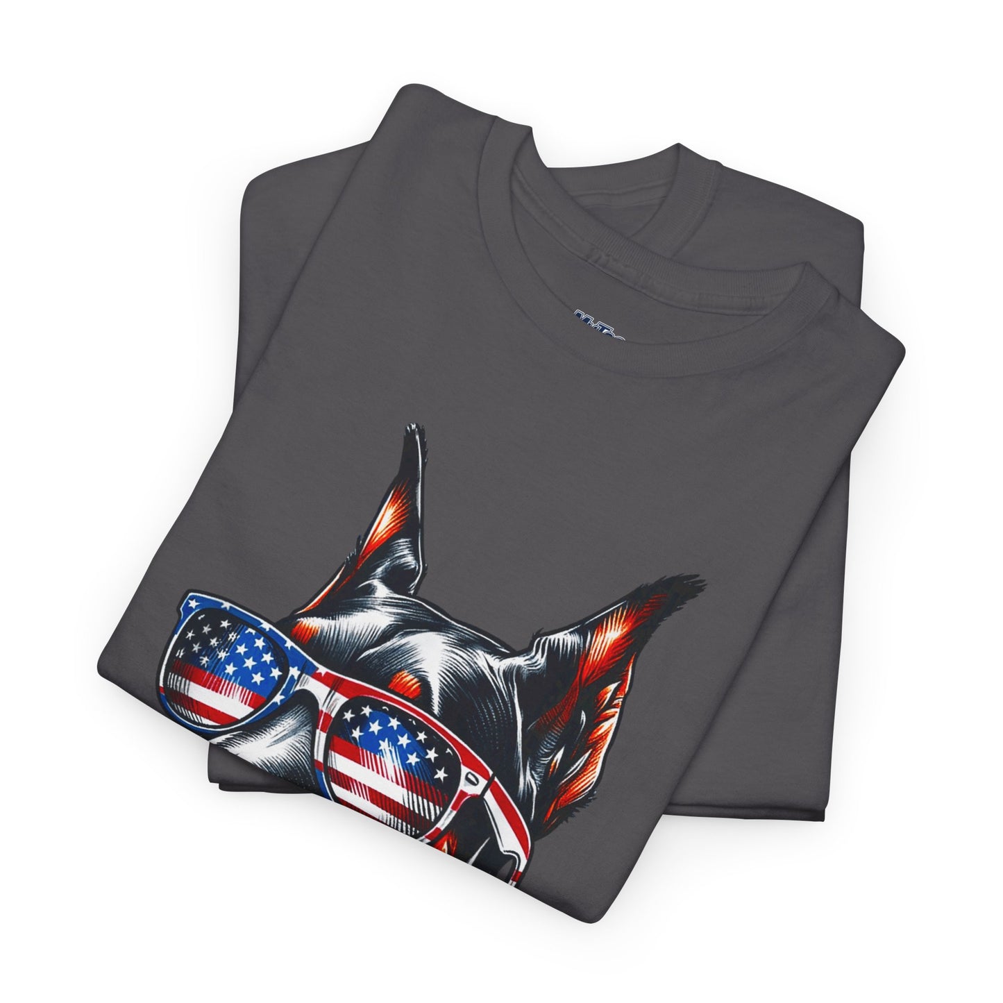 Patriotic Doberman With Sunglasses Unisex T-Shirt