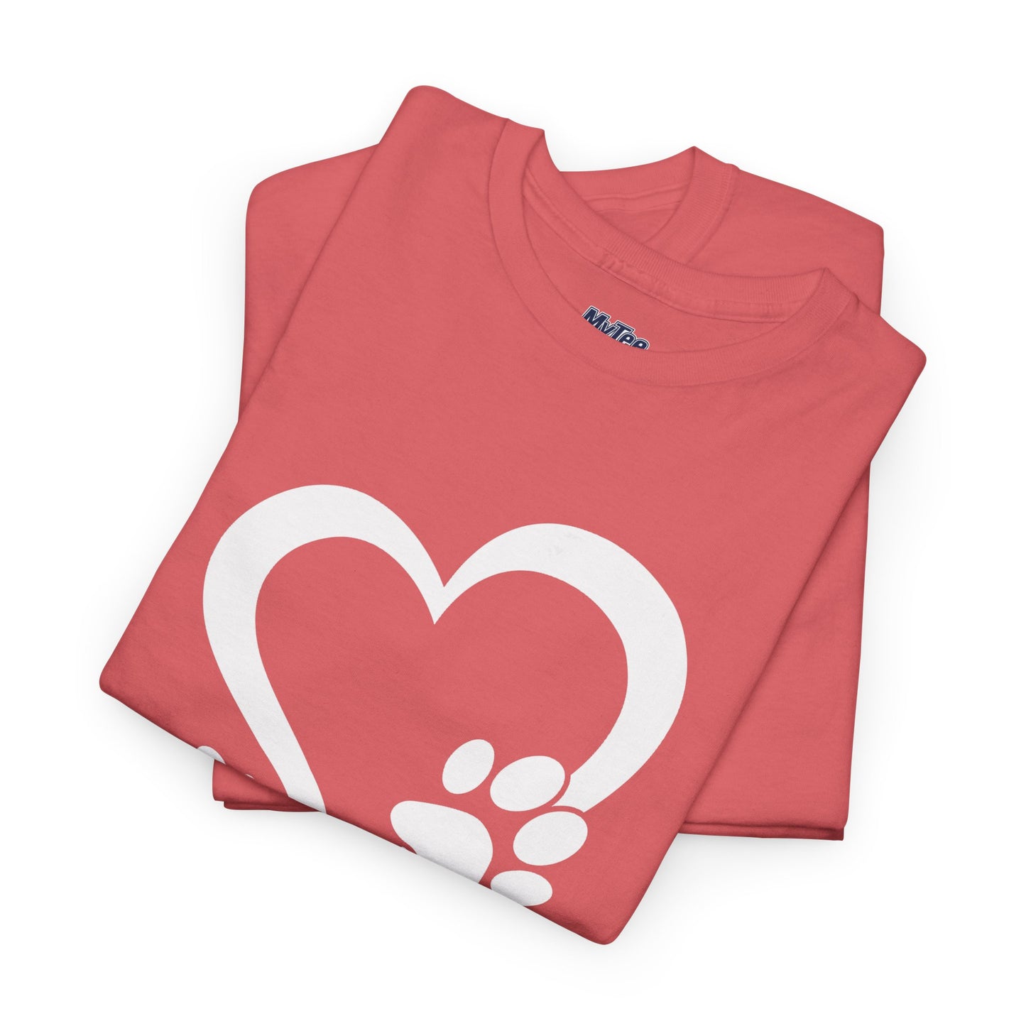Heart With Paw Print Love T-shirt