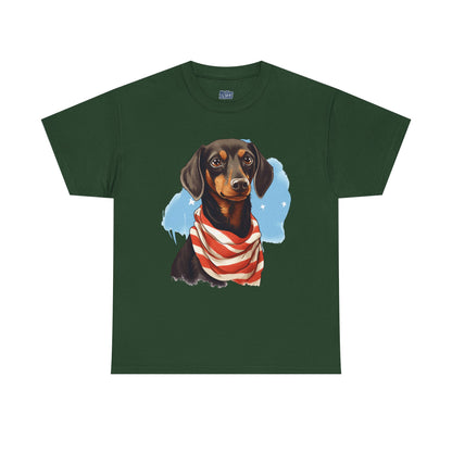Patriotic Dachshund Unisex T-Shirt
