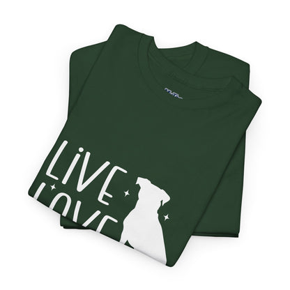 Live Love Rescue Dog Lover Unisex T-shirt