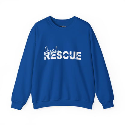 Just Rescue Sweatshirt – For Proud Pet Rescuers