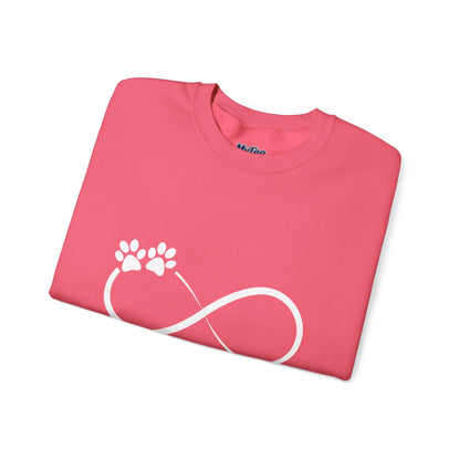 Infinity Paw Print Hoodie - Warm & Minimalist