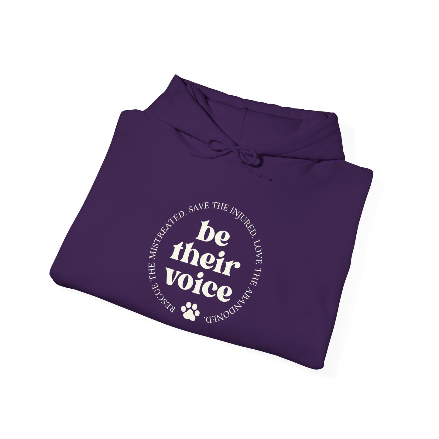 Be Their Voice Unisex Hoodie | Animal Advocacy Apparel