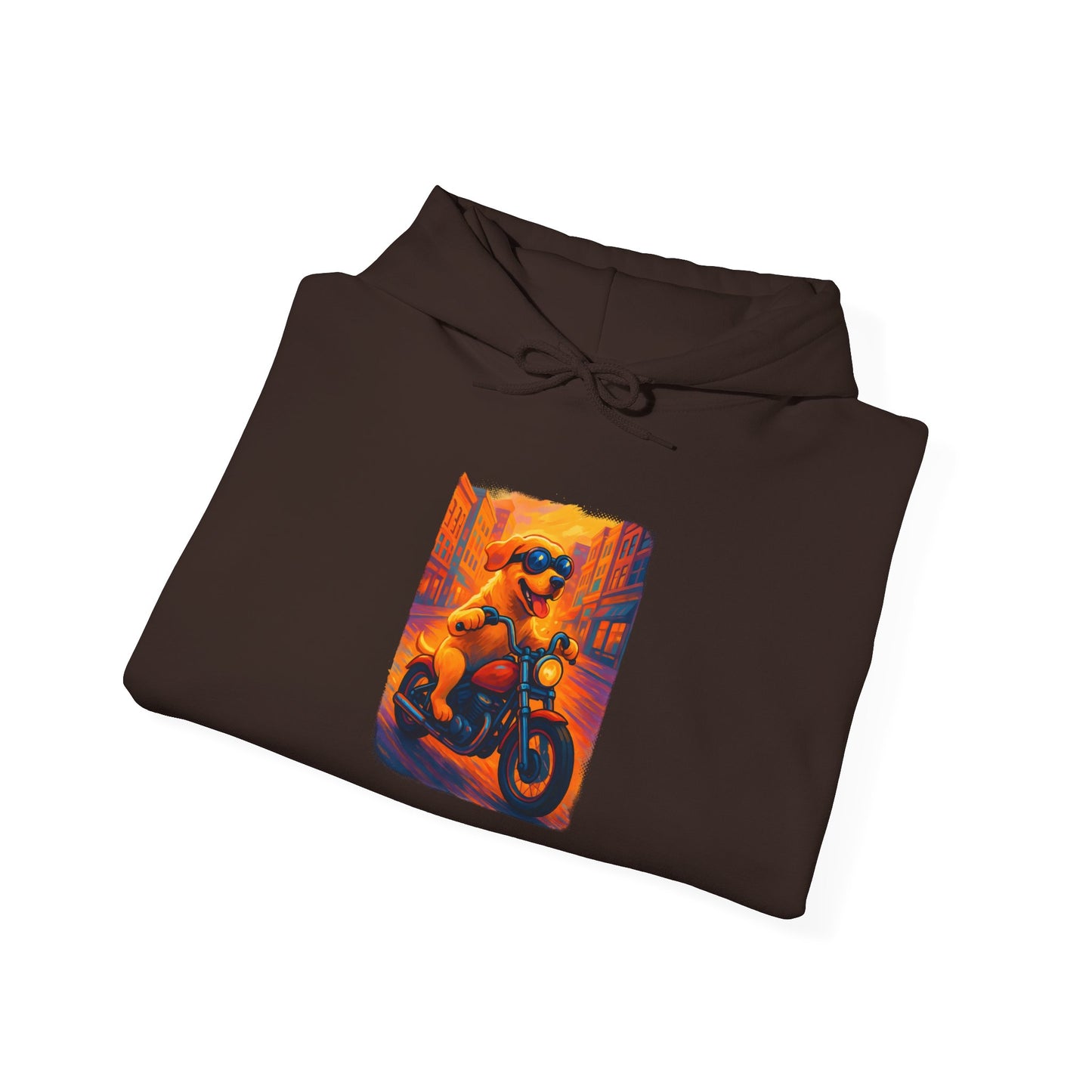 Labrador Urban Rider Hoodie – Edgy Dog Cozy Vibes