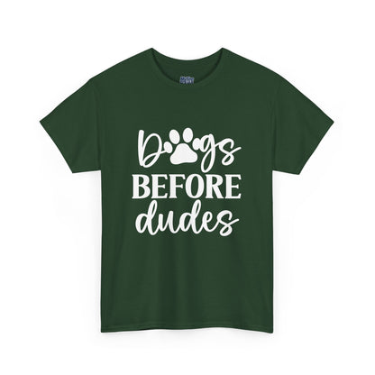Dogs Before Dudes Unisex T-Shirt | Pet Owner Gift, Casual Outfit
